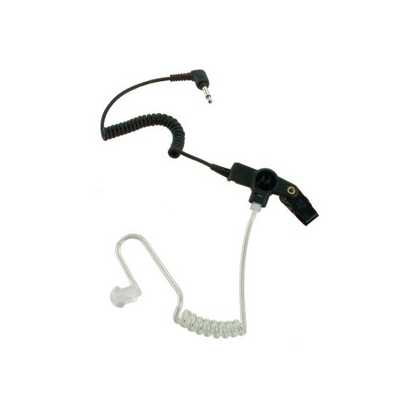 Motorola Solutions RLN4941A Earpiece Receive Only with Translucent Tube includes a 3.5mm Connector